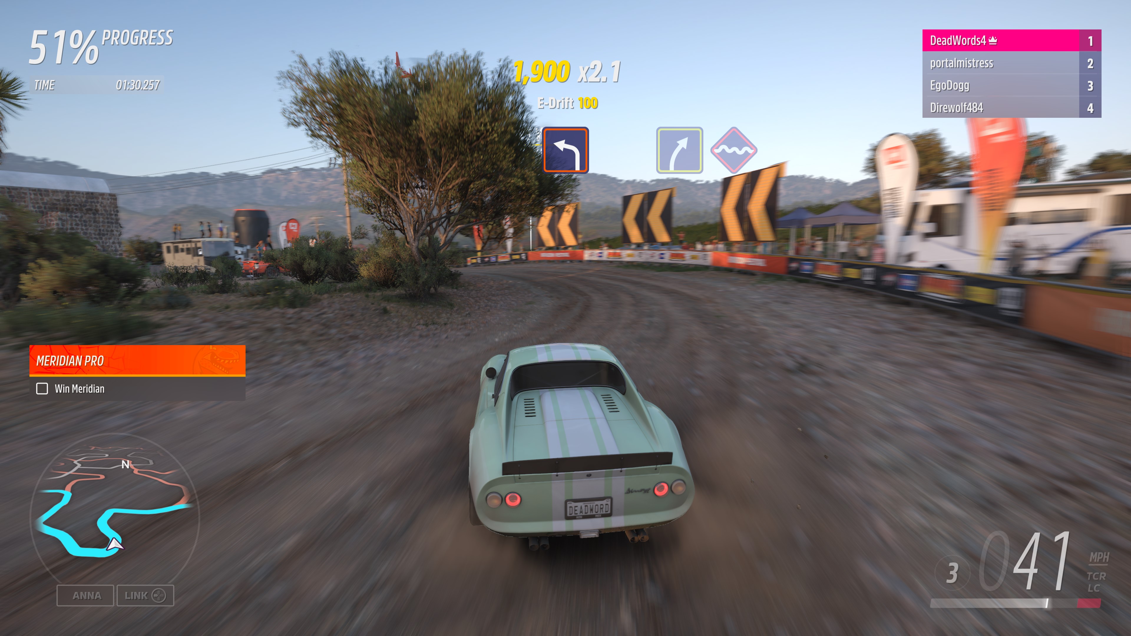 Captura de pantalla del juego de Forza Horizon 5: Rally Adventure.