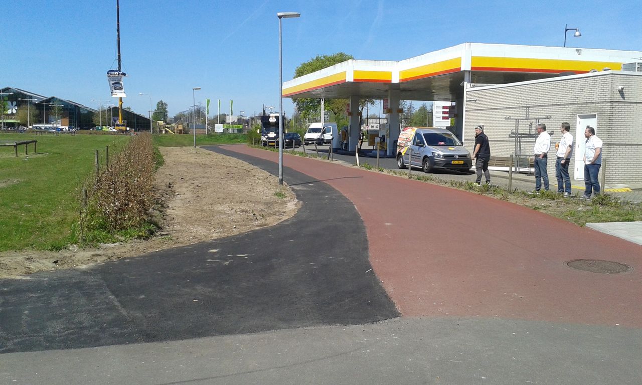 The path to the road