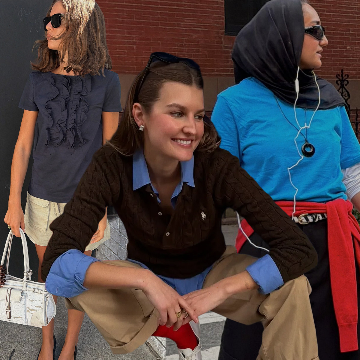 Gen z fashion person wearing canvas sneakers, a big fall 2026 gen z trend.