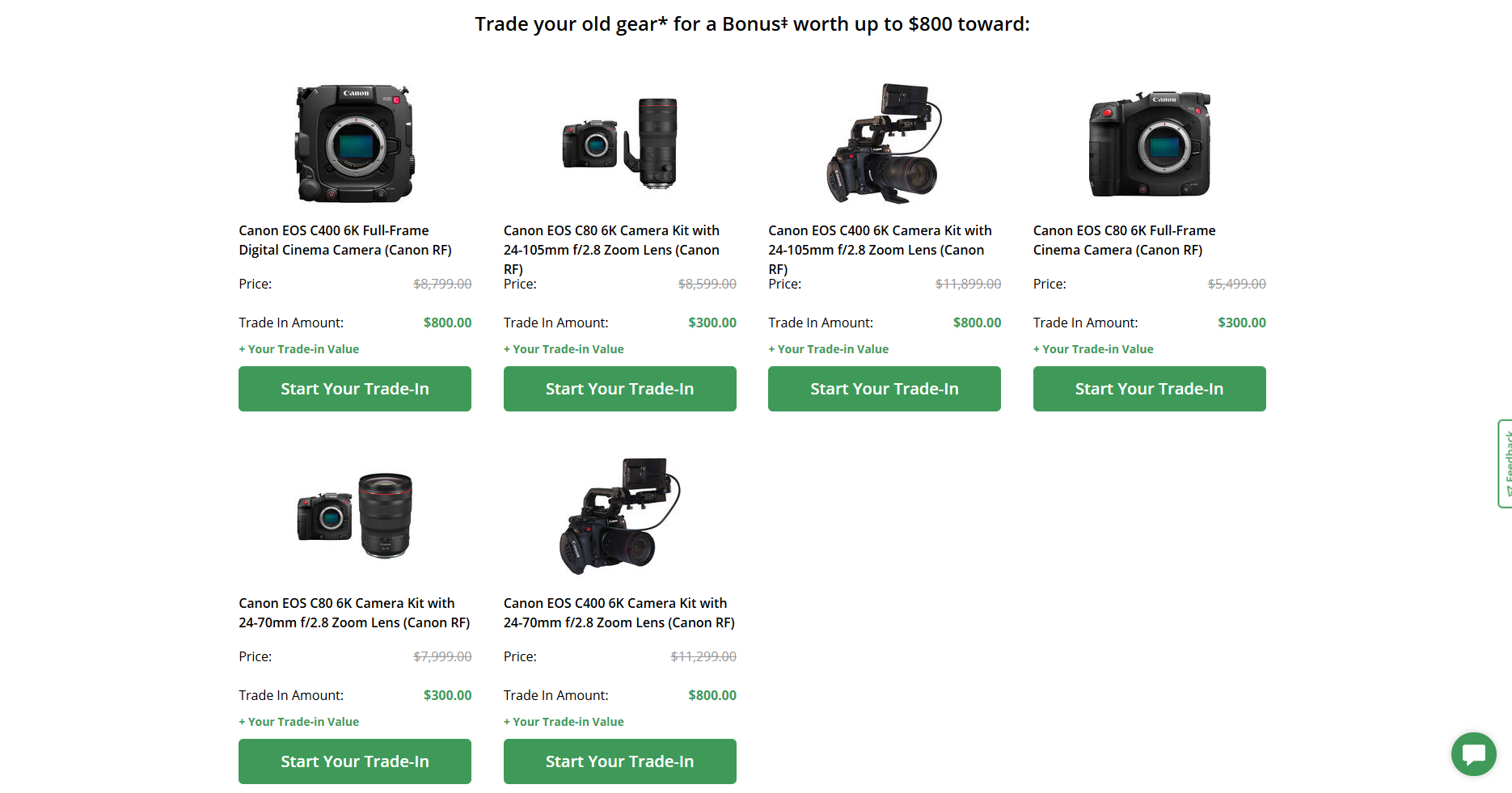 B&amp;amp;H and Canon trade-in deal