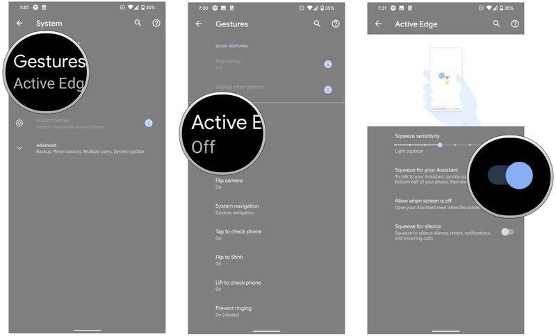 How to use, customize and disable Active Edge on a Google Pixel phone ...