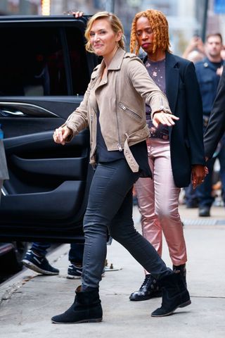 Kate Winslet's cool yet chic street style