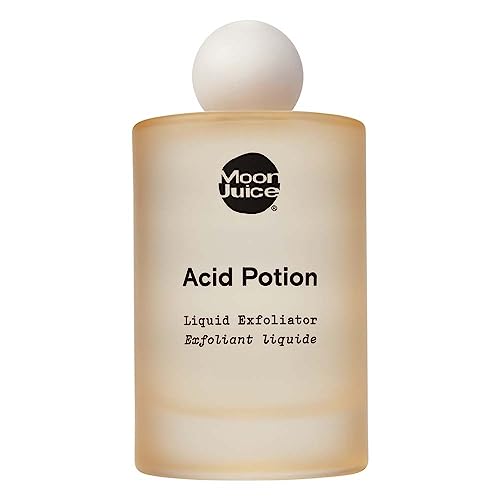 Moon Juice Acid Potion Aha and Bha Liquid Exfoliator | Chemical Skin Exfoliant to Resurface, Unclog &amp;amp; Balance | 25% Aha Bha Complex, Niacinamide &amp;amp; Reishi | Vegan, Cruelty-Free | 100ml (3.3 Fl Oz)