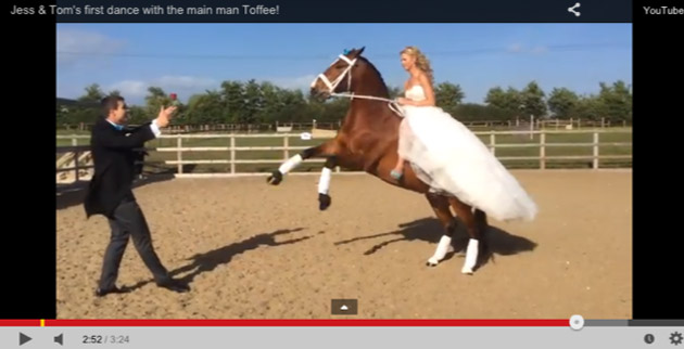 first dance on horse