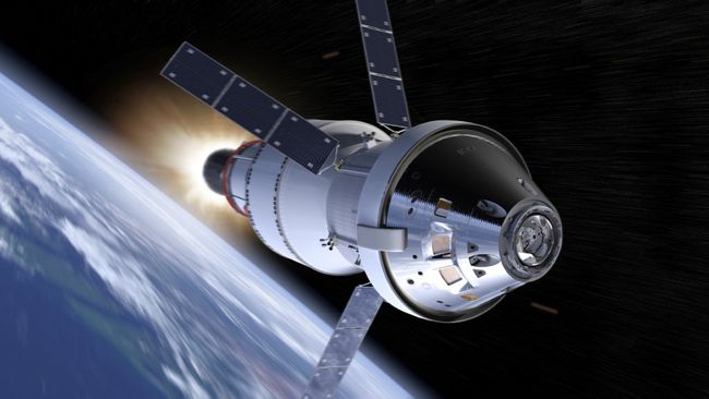 Global Eyes on the Orion Spacecraft