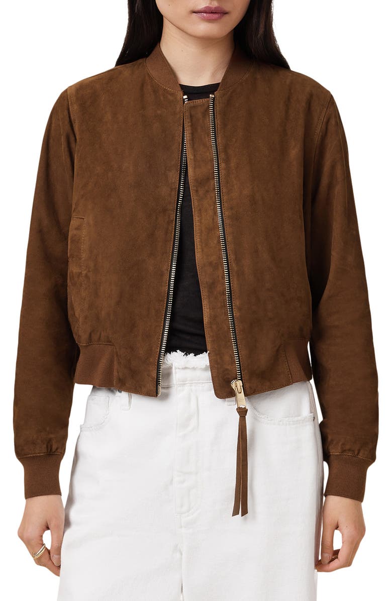 Orten Suede Bomber Jacket