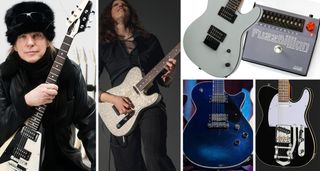 Michael Schenker with his new Gibson signature guitar; Gina Gleason demos the new 75th Anniversary Player Telecaster; Gretsch Electromatic Premier Jet; Charvel Standard SD Series, Teaching Machines FuzzBillion; Harley Benton Tremolo Series