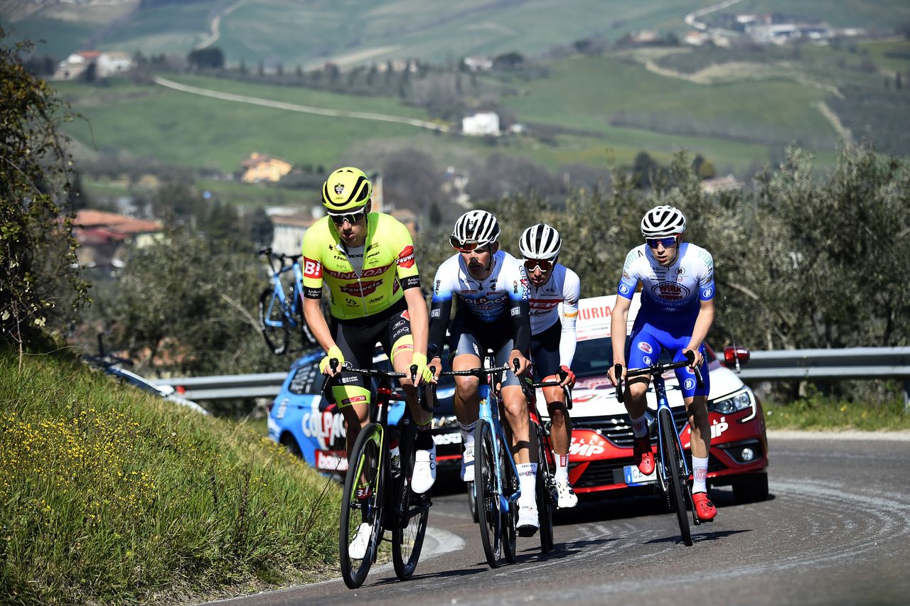 Settimana Internazionale Coppi e Bartali 2022 37th Edition 1st stage Riccione Riccione 1646 km 22032022 Tom Paquot BEL Bingoal Pauwels Sauces WB photo Tommaso PelagalliSprintCyclingAgency2022