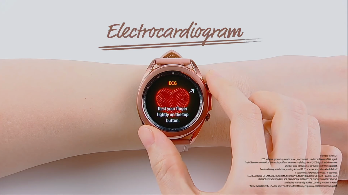 Samsung galaxy watch 3 2024 ecg non samsung phone