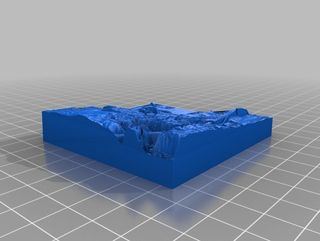 A 3D model of Ames, Iowa, created for teaching Iowa State University geology students about topography.