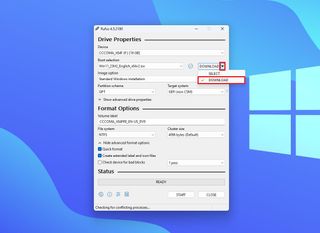 Rufus download option