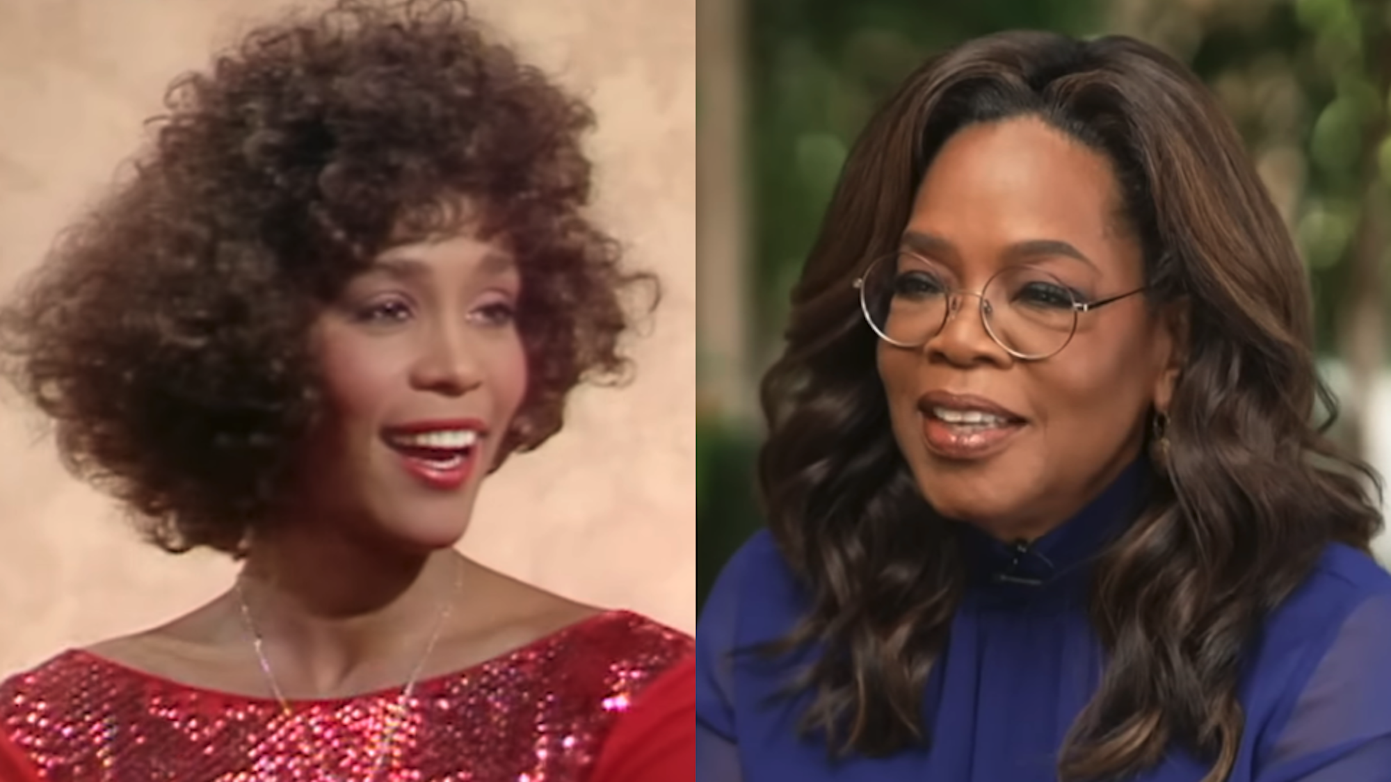 Whitney Houston Live on Wogan in 1988 and Oprah Winfrey on CBS Sunday Mornings in 2026