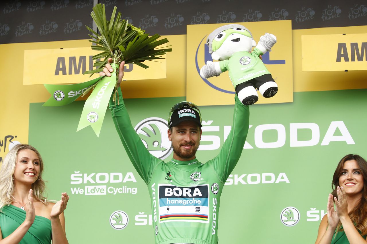 Peter Sagan continues in the green jersey