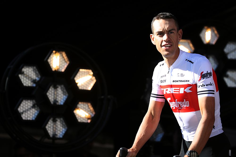 Richie Porte (Trek-Segafredo) at the team presentation at the Tour de France