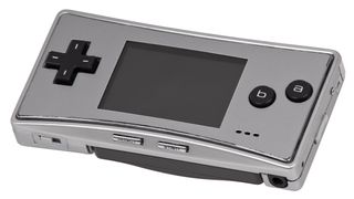 A photo of the Game Boy Micro
