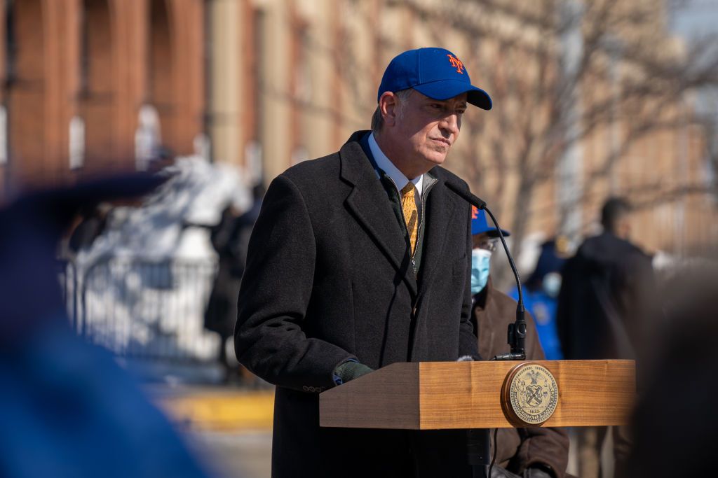 Former NYC mayor Bill de Blasio.