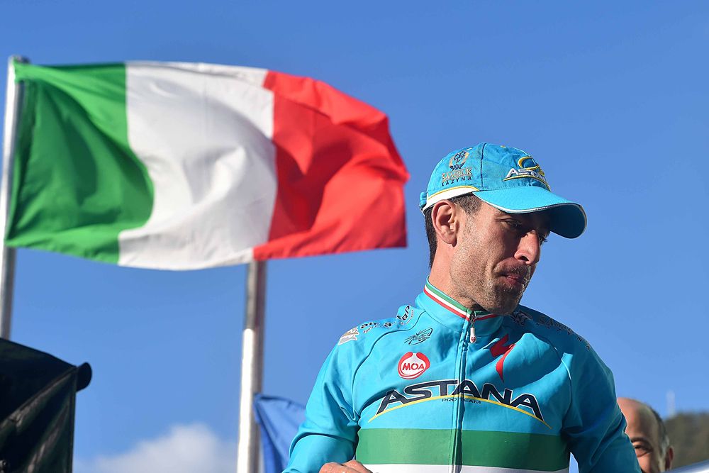 Vincenzo Nibali (Astana) wins the last Monument of the season