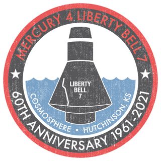 mercury-redstone-4-grissom-60th-events02 — The Cosmosphere space museum in Kansas will offer limited edition Liberty Bell 7 shirts and patches on the 60th anniversary of the July 21, 1961 suborbital spaceflight.