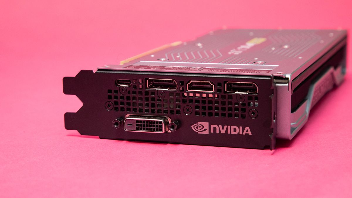 The Nvidia GeForce RTX 2060 Super has all the ports you'll ever need.
