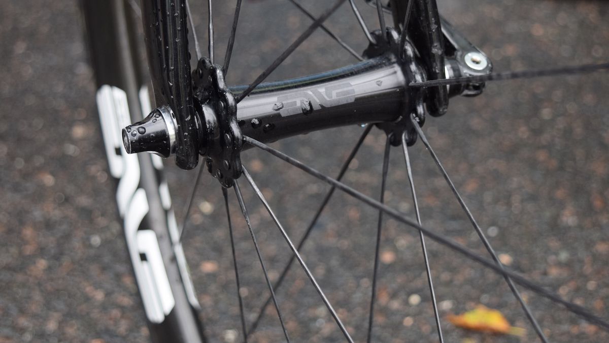 ENVE offer their 4.5 SES wheelsets with an ENVE, DT Swiss or Chris King hubs