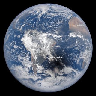 DSCOVR View of February 2017 'Ring of Fire' Solar Eclipse