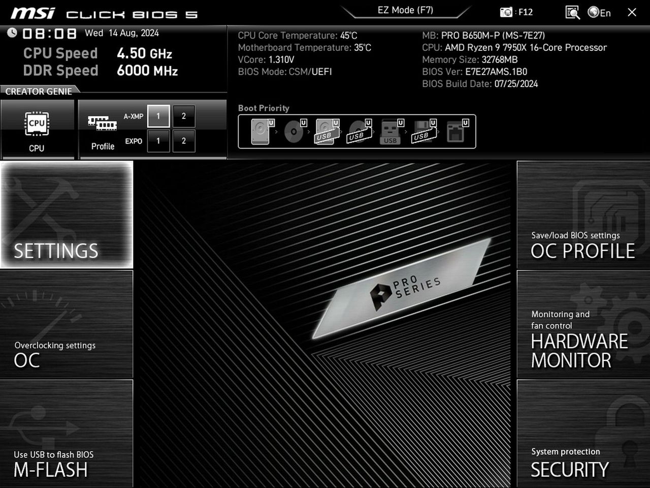 MSI Pro B650M-P