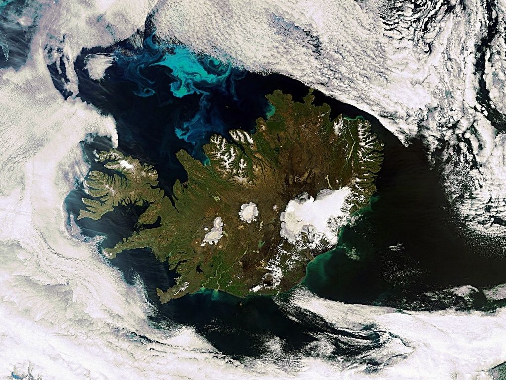 Earth from Space Iceland 1000