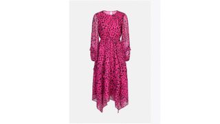 Oasis Pink Animal Midi Dress