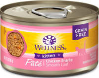 Wellness Complete Health Kitten Formula Grain-Free Canned Cat Food, 3-oz, case of 24| RRP: $31.92 | Now: $23.44 | Save: $8.48 (27%) at Chewy