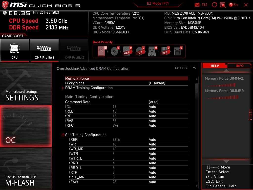 MSI MEG Z590 Ace