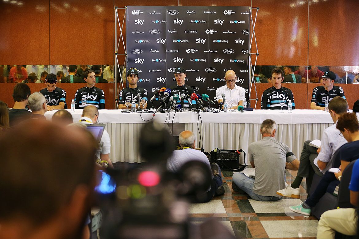 The Team Sky press conference