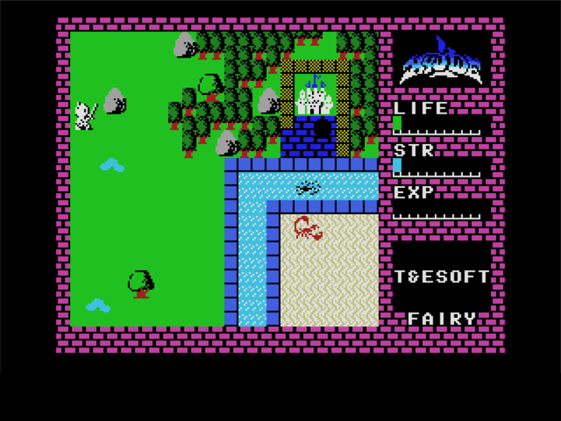 Hydlide, a classic PC JRPG