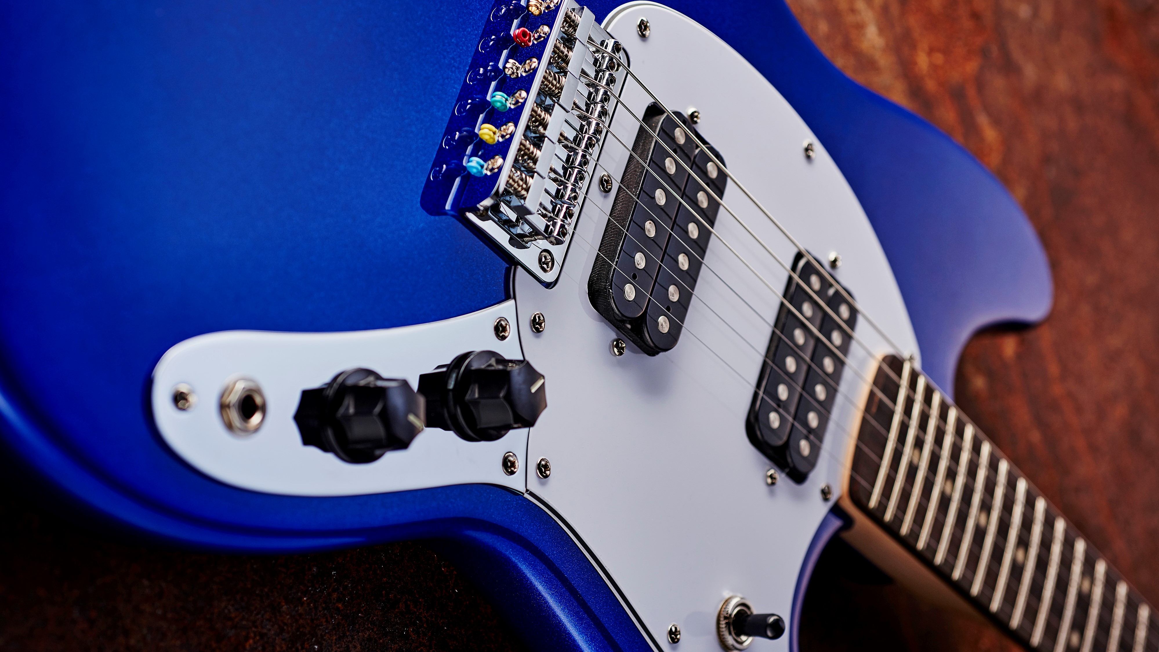 squier bullet mustang blue