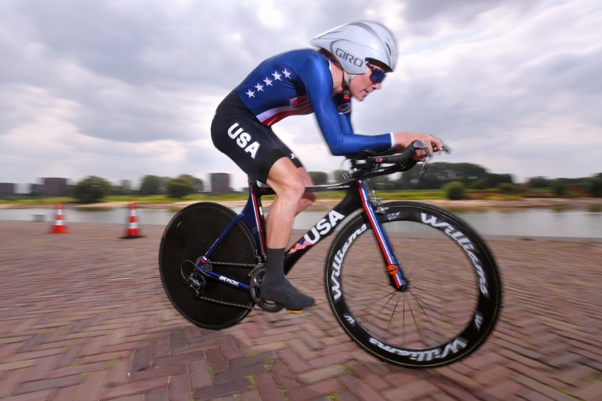 Lily Williams (National Team United States), during the 21st Boels Rental Ladies Tour 2018, Prologue - Stage 1 a 3,2km Individual Time Trial from Arnhem to Arnhem