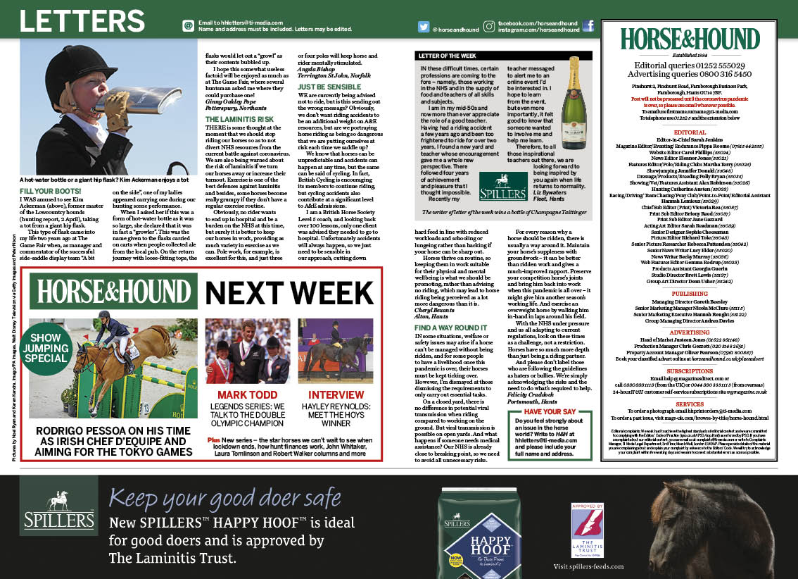Letters and NWB 16 April 2020