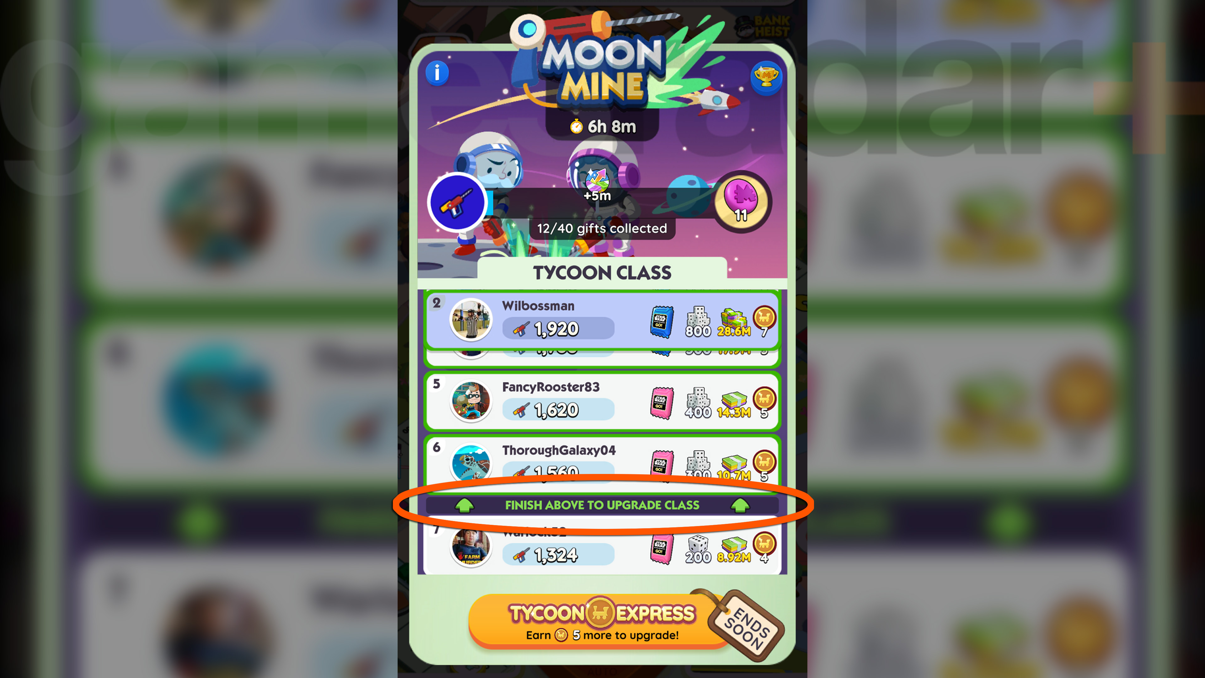 Monopoly Go Tycoon Express upgrade