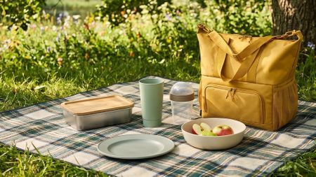 Ikea picnic set in a grassy setting