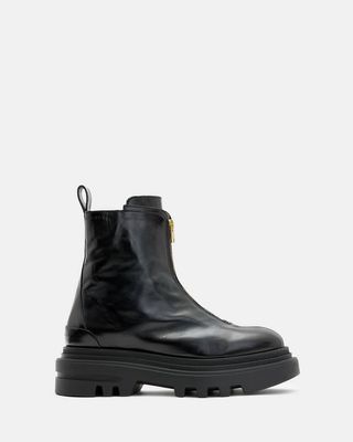 Othello Zip Leather Boots