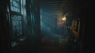 Layers of Fear interior hallway at night