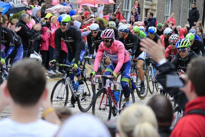 Michael Matthews (Orica-GreenEdge) sets on stage 3 of the Giro d'Italia