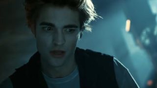 Edward before sucking the venom out of Bella's arm in Twilight