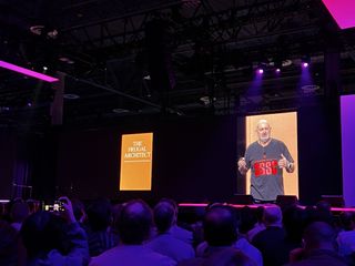 Dr Werner Vogels discussing the concept of the 'frugal architect' at AWS re:Invent 2023