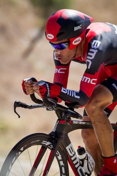 George Hincapie (BMC) rode well even with the heat today.