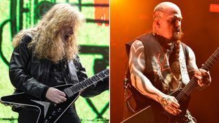 [L-R] Dave Mustaine and Kerry King