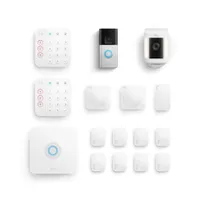 Ring  Battery Doorbell Plus with Ring Spotlight Cam Plus and Ring Alarm 14-Piece