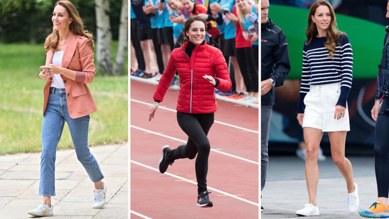 Kate Middleton&#039;s trainers: Veja, New Balance, Superga