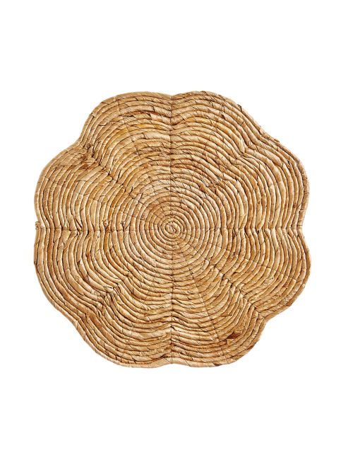 Petal Fiber Flower-Shaped Placemat