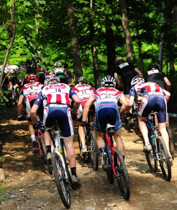 Canadians and Americans head into the woods.