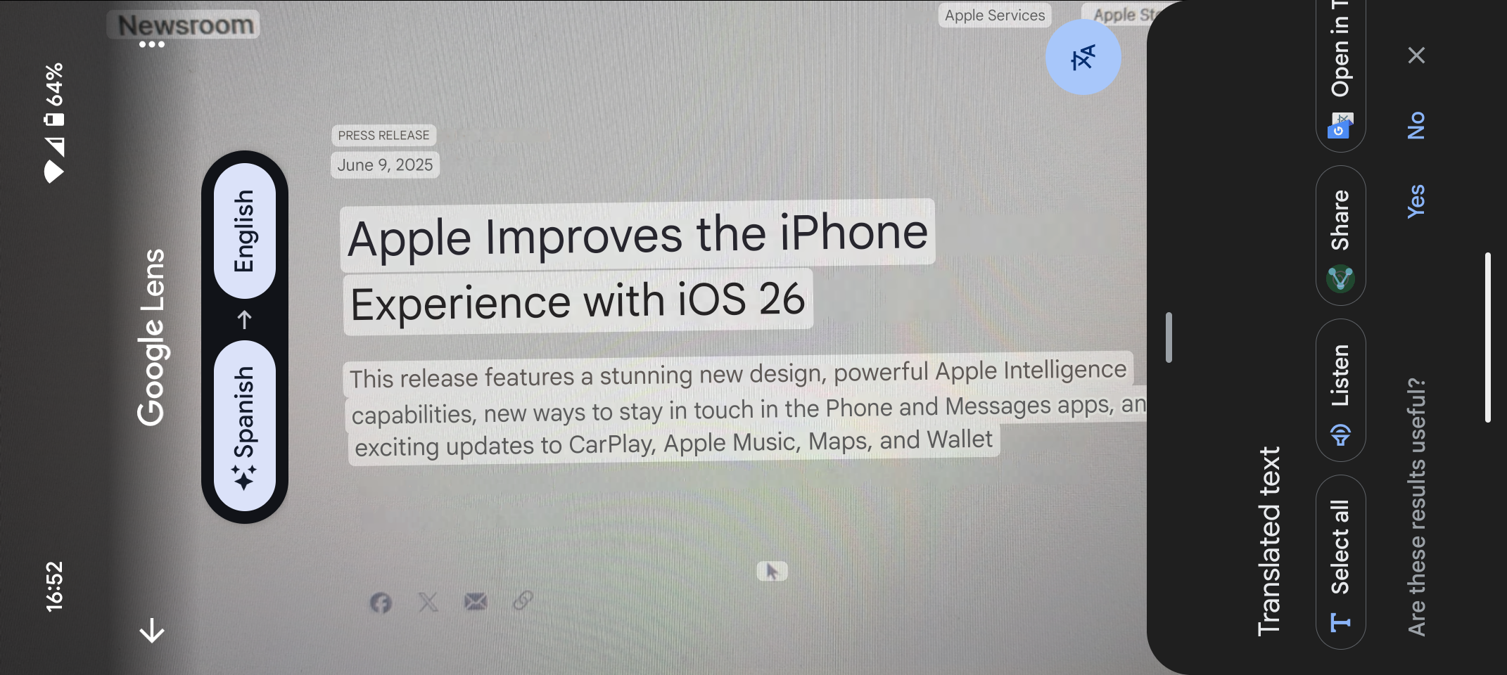 ai translation google translate spanish