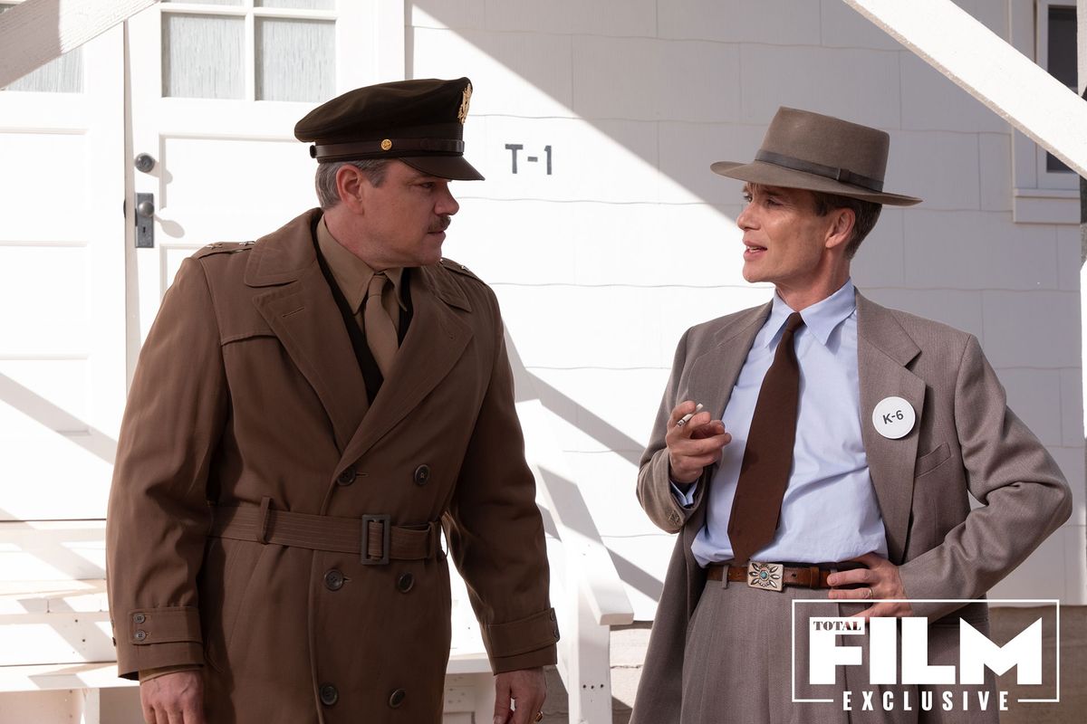 Matt Damon and Cillian Murphy in Oppenheimer